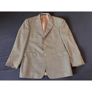 Lauren Ralph Lauren Men's 42R Blazer Jacket Houndstooth Pattern 100% Wool